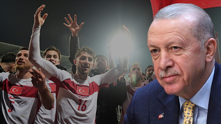 Cumhurbaşkanı Erdoğan’dan Dünya Kupası’na katılan A Milli Takım’a tebrik