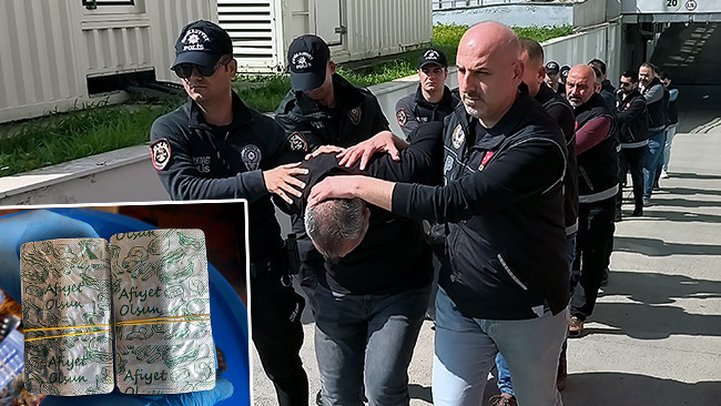Uyuşturucu hapları böyle kamufle etmişler: 7 kişi tutuklandı