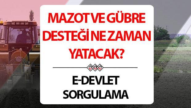 MAZOT GÜBRE DESTEĞİ 2026 YATTI MI? Tarımsal destek ödemeleri ne zaman yatacak? Mazot ve gübre desteği ne zaman yatacak, yattı mı, ayın kaçında verilecek?…