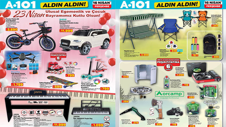 A101 ALDIN ALDIN AFİŞİ 16 NİSAN 2026