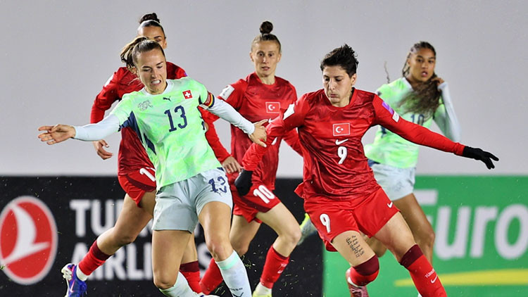 A Milli Kadın Futbol Takımı, İsviçre ile berabere kaldı!