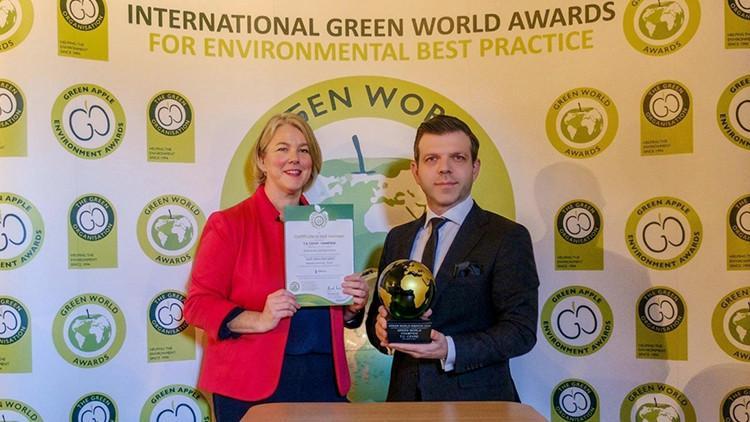 Sıfır Atık Projesi, Yeşil Dünya Şampiyonu Ödülüne Layık Göretilmiştir