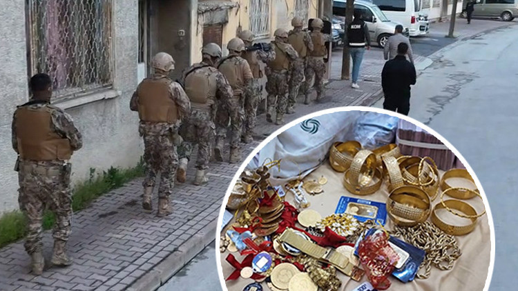 Kendilerine galerici ve emlakçı görüntüsü vermişlerdi! Özel harekat baskın yaptı: Evlerinden servet çıktı